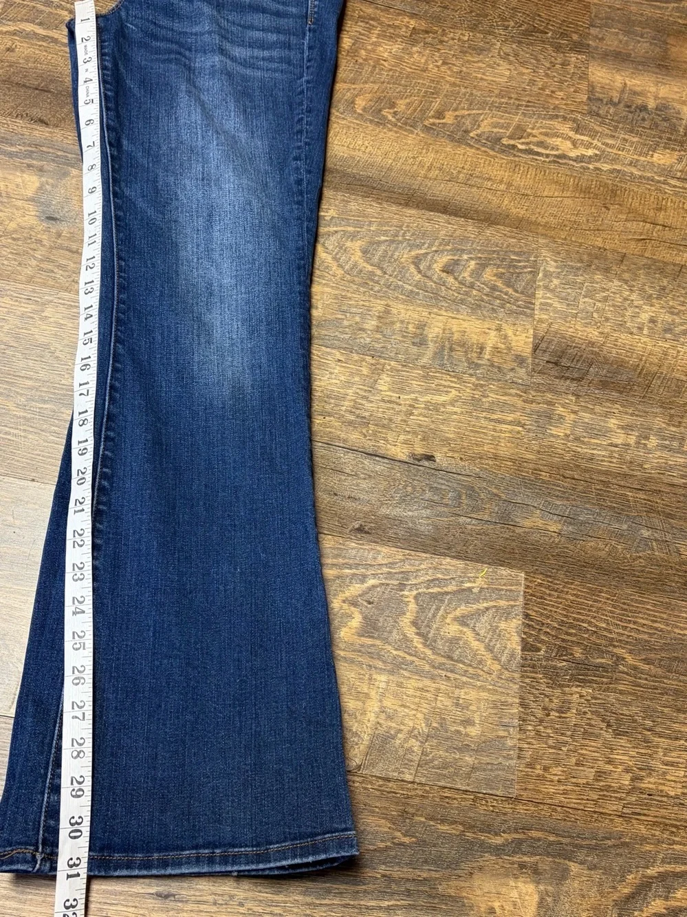American Eagle Kick Boot Super Stretch Jeans Womens 12 Blue Medium Wash
